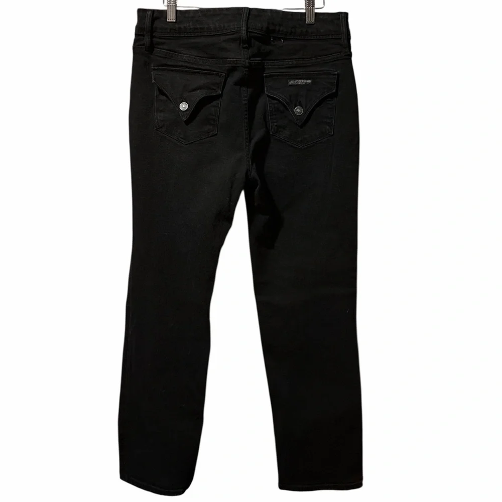 Hudson Jeans Black Beth Mid-Rise Baby Bootcut Petite Jean - Picture 4 of 6